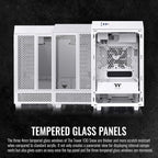 Thermaltake Tower 100 Snow Edition Tempered Glass Mini Tower Computer Chassis For Mini ITX