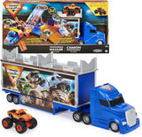 Monster Jam 6058257 Official 2-in-1 Transforming Hauler Playset with Exclusive 1:64 Scale El Toro Loco Die-Cast Monster Truck