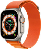 Apple Watch Band 49mm Orange Alpine Loop Large