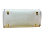 COACH C5268 Womens Dempsey Tote 22 Pebble Leather Chalk