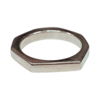 Gucci 925 Sterling Silver Octagonal Ring 6.7G