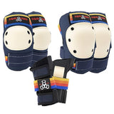 Triple Eight Saver Series Pad Set (M Size) with Kneesavers, Elbowsavers and Wristsavers, Medium, Pacific Beach