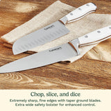 Cuisinart C77WTR-15P Triple Rivet Collection 15-Piece White