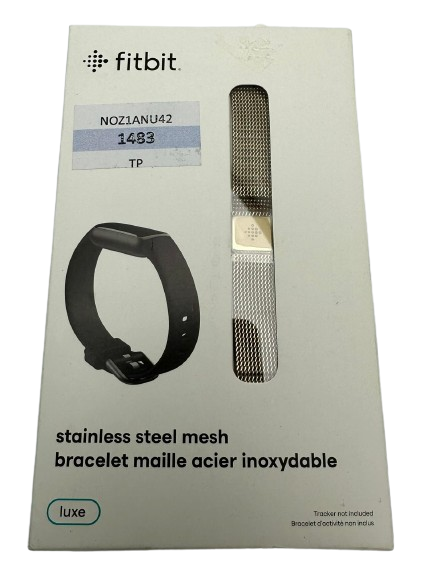 Steel Mesh Band Fitbit With Stainless Steel Band WITHit Gold