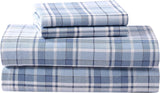 Laura Ashley Full Sheet Set Mulholland Plaid Blue