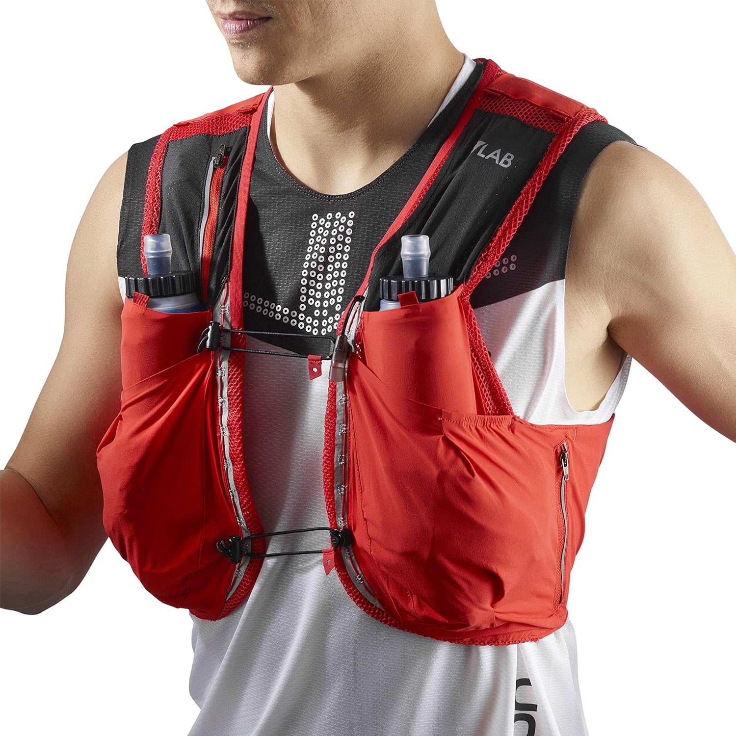 Salomon S/Lab Sense Ultra 8 Set Racing Vest, Extra Large, Red