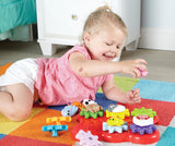 Learning Resources Build And Spin Farm Friends Fine Motor Toy 17 Piece Set Ages 2+