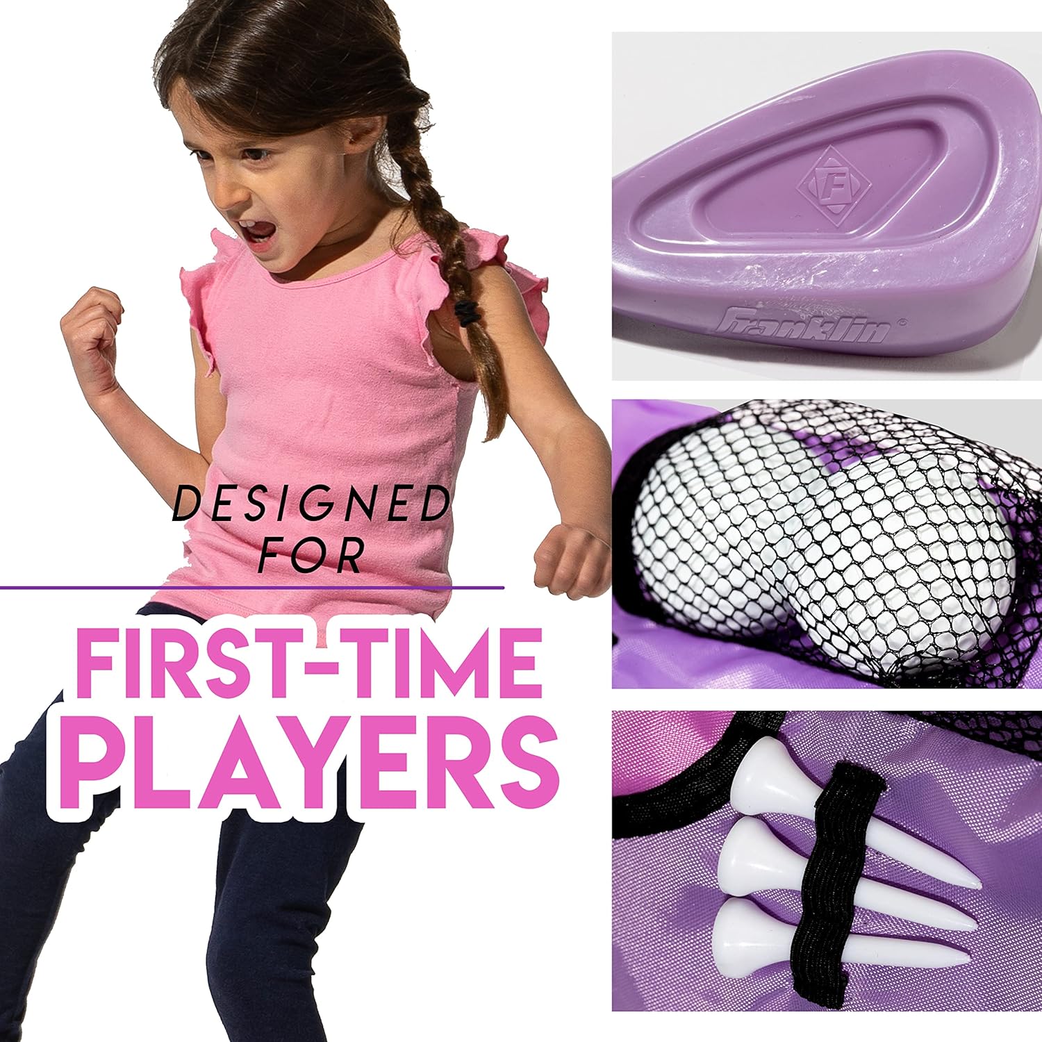 Franklin Sports Kids Golf Set Pink