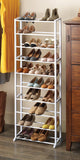 Whitmor Freestanding 30-Pair Shoe Rack