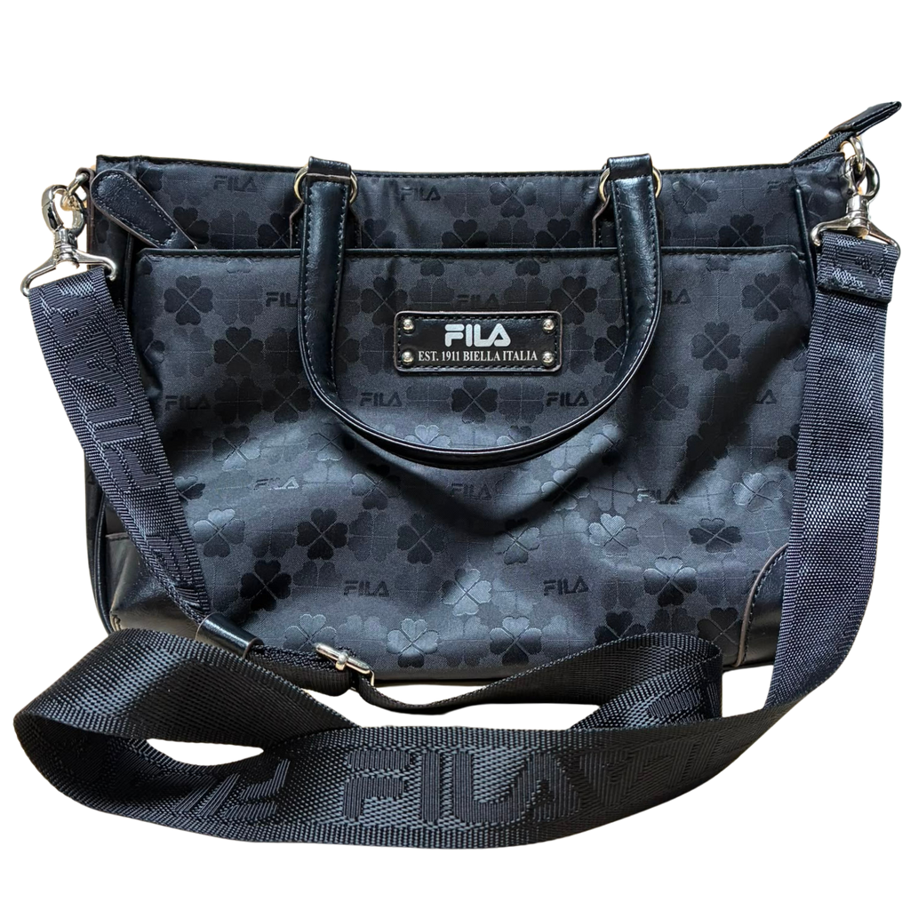Black FILA 2 Way Shoulder Bag