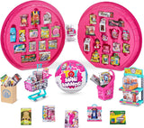 5 SURPRISE Toy Mini Brands Series 2 by ZURU (Collectors Case + 3 Pack Capsules) Amazon Exclusive Mystery Real Miniature Brands Collectible Toys