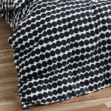 Marimekko Queen Duvet Cover Sham Set Rasymatto Black