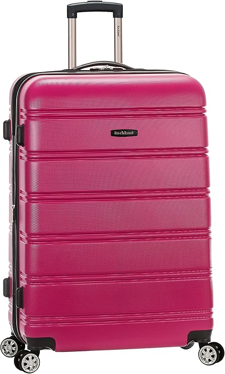 Rockland Melbourne Hardside 20 inch Carry On Luggage Magenta Main image