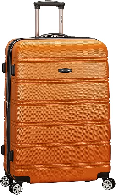 Rockland Melbourne Hardside 20 inch Carry On Luggage Orange Main image