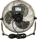Toyomi POF 1255 High Velocity Air Circulator Fan, 12" Silver
