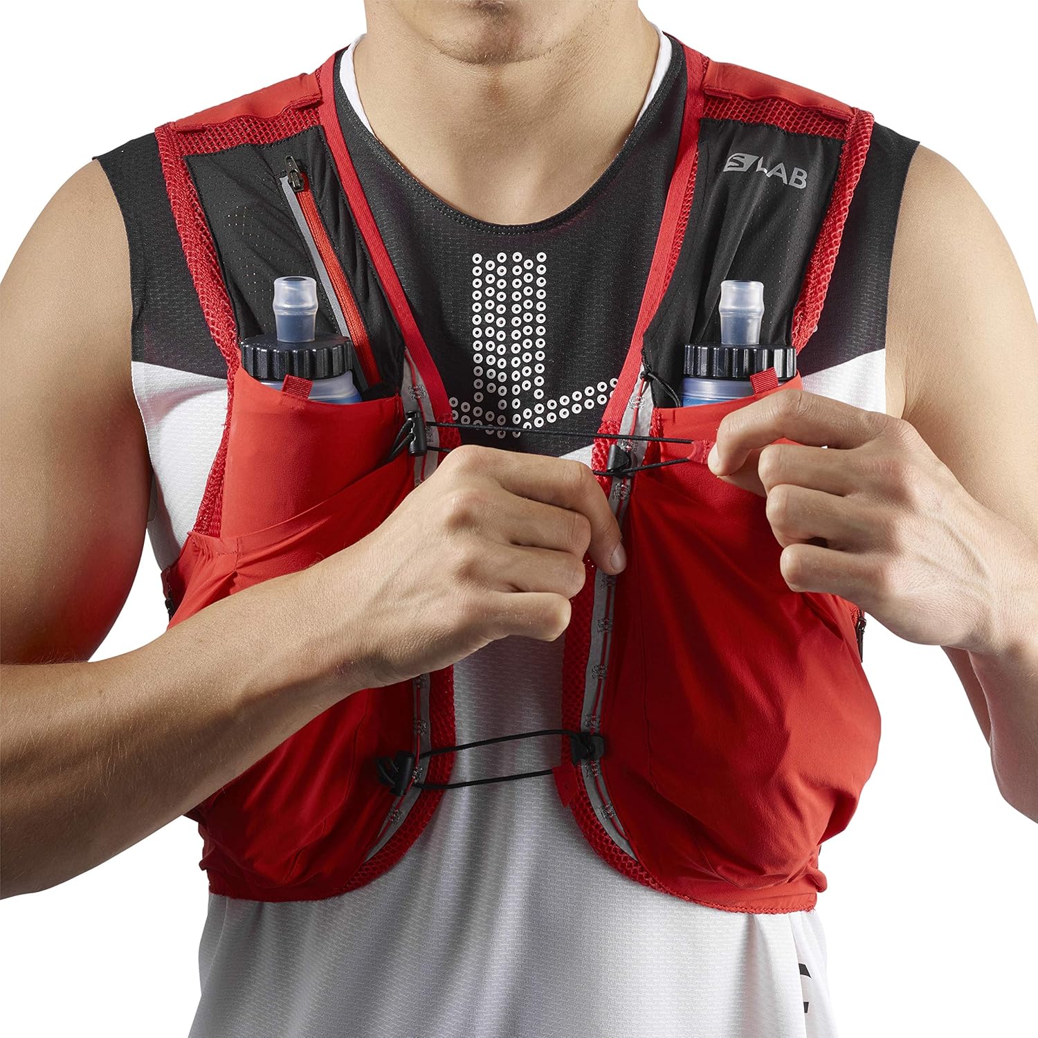 Salomon S/Lab Sense Ultra 8 Set Racing Vest, Large, Red