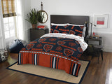 Northwest Officially Licensed NFL Chicago Bears Queen Bed in a Bag Set, 86" x 86", Navy Blue