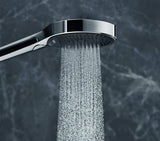hansgrohe Rainfinity Rain 5inch Modern Handheld Shower Head 3Spray Chrome Size 1.75