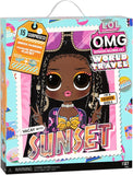 L.O.L. Surprise! OMG World Travel Sunset Fashion Doll with 15 Surprises Including Fashion Outfit, Travel Accessories and Reusable Playset – Great Gift for Girls Ages 4+,Multicolor,576570