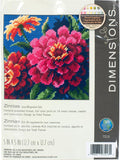 Wilton Dimensions Needlecrafts Needlepoint, Zinnias