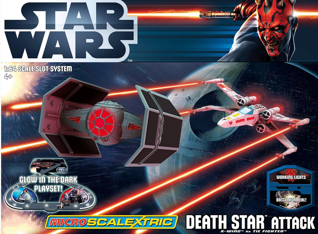 MIcroScalextric Star Wars Death Star Attack Slot Vehicle Set