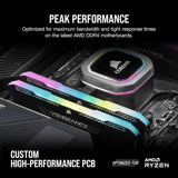 Corsair Vengeance RGB Pro SL 32GB 2x16GB DDR4 3600 C18 1.35V Optimized for AMD Ryzen Black