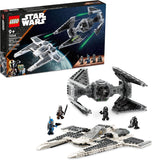 LEGO Star Wars Mandalorian Fang Fighter vs. TIE Interceptor 75348 Building Toy Set, Perfect Star Wars Gift for Fans Aged 9 and Up; with 3 Characters Including The Mandalorian