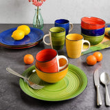 Gibson Home Vibes Dinnerware Set, Service for 4 (12pcs), Assorted Colors