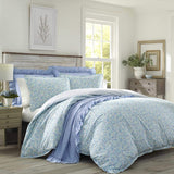 Laura Ashley Home | Jayne Collection | Luxury Premium Ultra Soft Duvet Set, Lightweight & Comfortable Bedding, Stylish Design for Home Décor, King, Winter Green