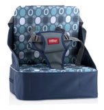 Nuby Easy Go Safety Lightweight High Chair Booster Seat, Great for Travel, Blue, 11.75x4.25x9.5 Inch