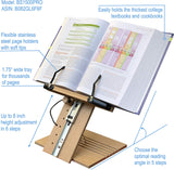 A+ BS1500PRO Portable Height Adjustable Foldable EyeLevel Ergonomic Bookstand Holder