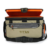 Arctic Zone Titan Deep Freeze Cooler - Zipperless Hardbody Cooler with Deep Freeze Insulation, HardBody Liner, and SmartShelf