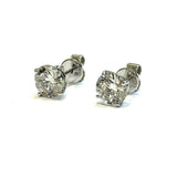 18KWG 3.26cts Round Brilliant Lab Grown Diamond Earring