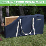 GoSports 4 x 2 ft Canvas Cornhole Carrying Case - Navy Blue