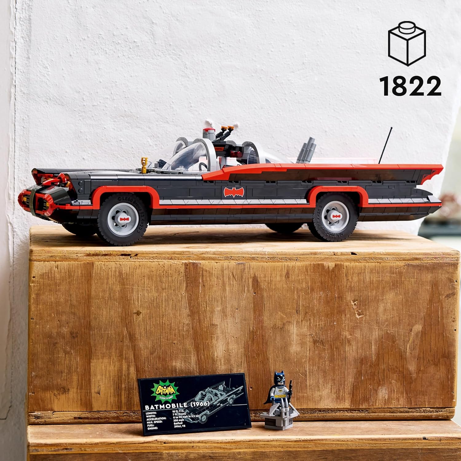 LEGO 76328 DC Batman The Classic TV Series Batmobile Set Secondary image