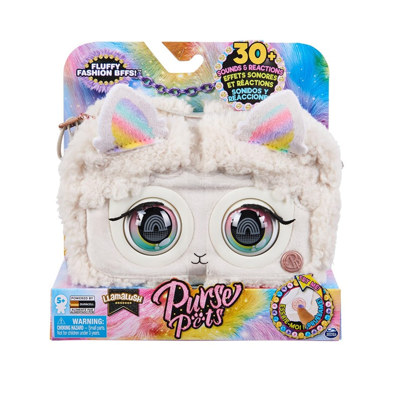 Purse Pets e Pets Fluffy Llama, Multicolor