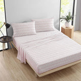 Marimekko- King Sheet Set, Cotton Percale Bedding Set, Crisp & Cool, Lightweight & Breathable (Pieni Tiiliskivi Red, King)