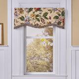 Waverly Laurel Springs Valances for Windows Rod Pocket Curtains for -Kitchen and Living Room, 50