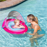 SwimWays Baby Spring Float Sun Canopy - Pink Mermaid Unicorn