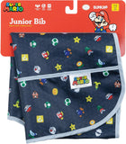 Bumkins Junior Bib/Nintendo Short Sleeve Toddler Bib/Smock 1-3 Years, Waterproof, Washable, Stain and Odor Resistant – Super Mario Lineup