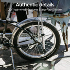 Schwinn Classic Old School Krate Bike 16inch Front Wheel And 20inch Rear Wheel Spring Fork Coal