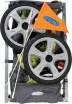 Instep Sync And Take 2 Bike Trailer For Kids Single GreenGray