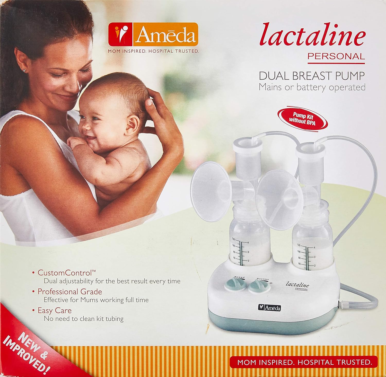 Ameda Lactaline Personal Double Electric Breastpump Secondary image