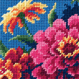Wilton Dimensions Needlecrafts Needlepoint, Zinnias