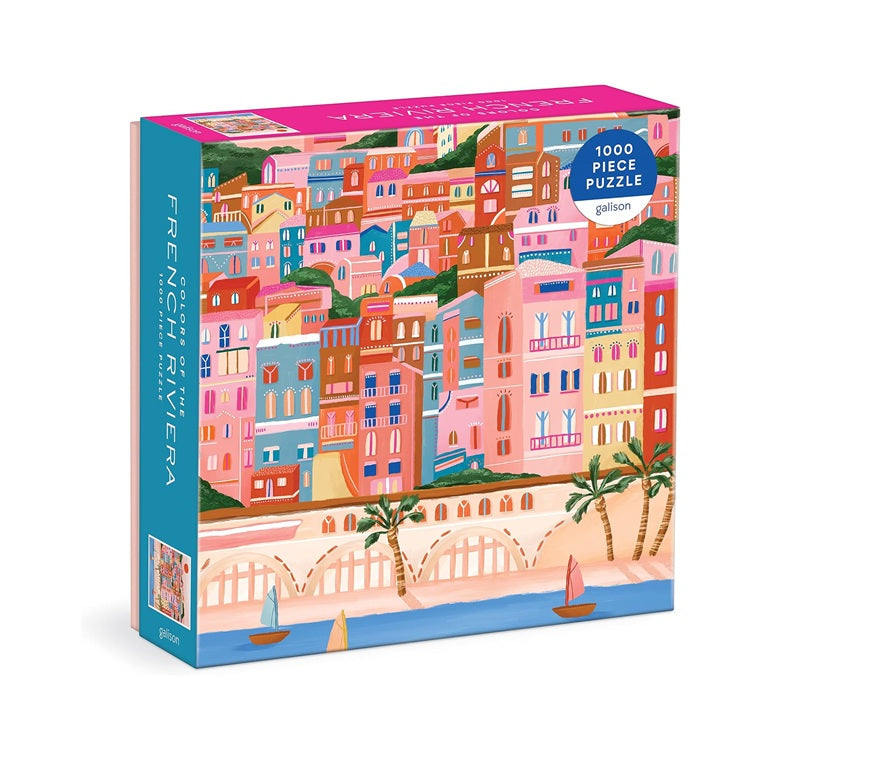 Colors Of The French Riviera 1000 Piece Puzzle in Square Box