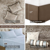 Madison Park Aubrey Cozy Comforter Set, Faux Silk Jacquard Paisley Design