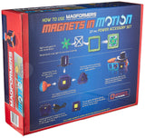 Magformers Magnets in Motion Power Accessory Set (27-Pieces) Magnetic Building Blocks, Educational Magnetic Tiles Kit, Magnetic Construction STEM Gear Set