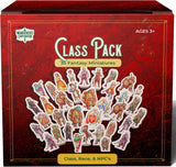 Hard Flat Minis for DND Miniatures with Bases | 28mm - 32mm Scale Dungeons and Dragons Starter Set 5e (Class Pack, 35, Miniatures)