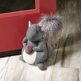 Elements Polyester Squirrel Door Stopper, 11-Inch