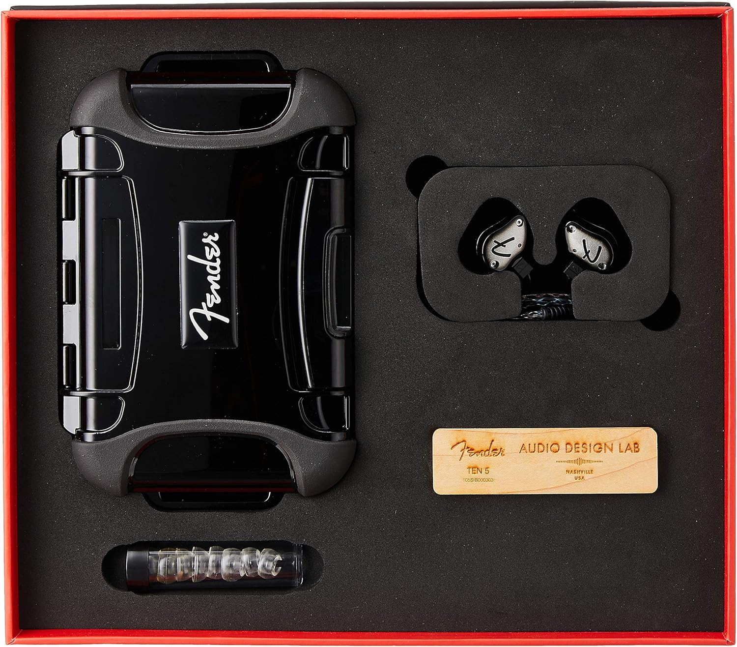 Fender Ten 5 (Silverburst), Professional IEM In-ear Earphone Monitor Secondary image
